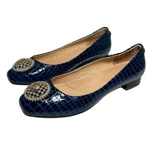 Diana Kelly Leather Flats‎